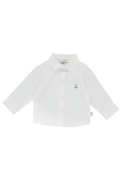 Bebetto DOKUMA GÖMLEK 4'LÜ TAKIM(SAILBOATS/24) K 4399