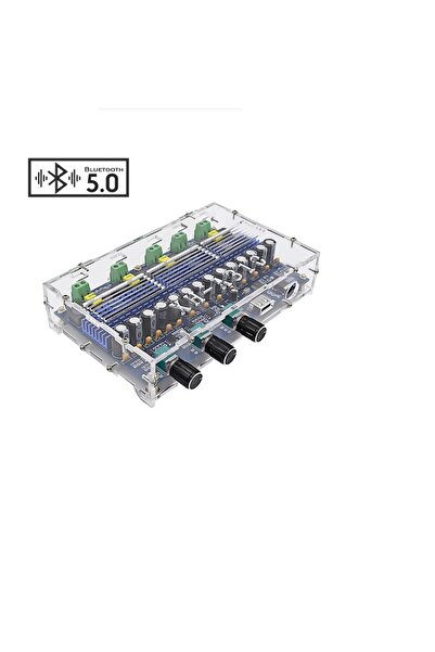 EmAyCenter TPA3116D2 Bluetooth Amplifikatör Ses  Uyumlu 2x50W + 2x100W Subwoofer  12-24V  XH-A310