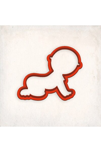 AGN STORE Emekleyen Bebek Kurabiye Kalıbı Şekillendirici Kopat