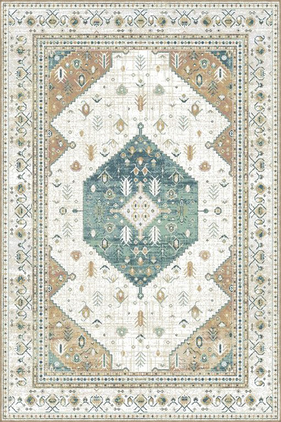 Rugs Modern Halı Διακοσμητικό χαλί με γεωμετρικό μοτίβο σε ανοιχτούς τόνους 4113