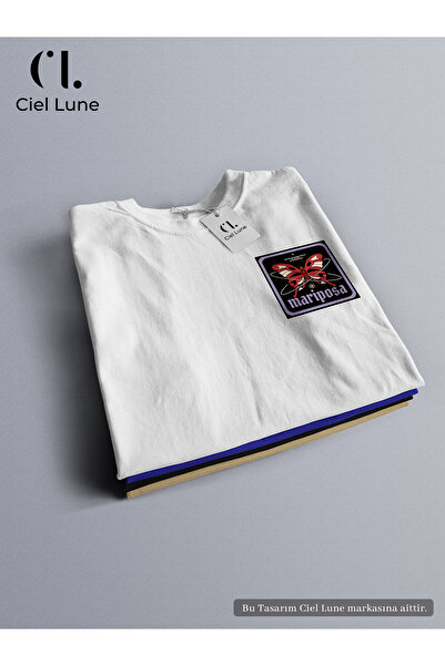 NEVERMIND Unisex Mariposa Special Design - Tricou supradimensionat