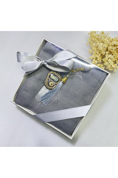 lifestyling Gazelle Religious Set Head Scarf Pearl Rosary Zikir Matik
