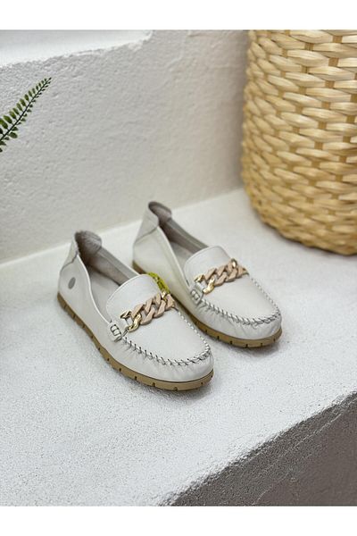Mammamia D24YA-300 ДАМСКИ ЕЖЕДНЕВНИ ОБУВКИ ОТ ЕСТЕСТВЕНА КОЖА С ПЛАВНА ПОДМЕТКА И КАТАРАМА ОТПРЕД