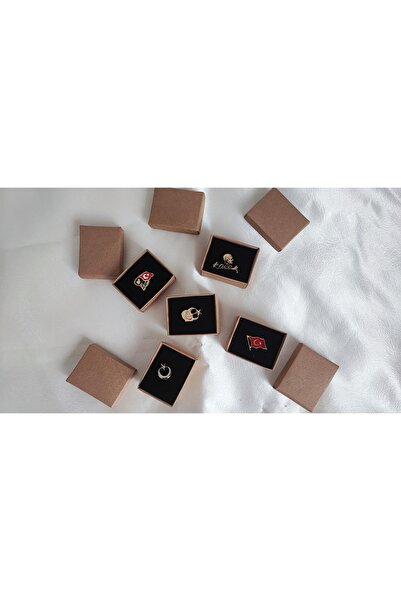 cacatasarım Atatürk yaka rozetleri karışık 5' li