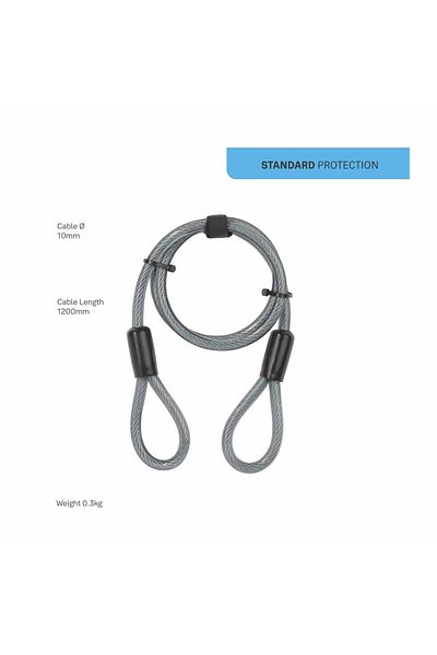Yale 1200 mm YC1/10/120/1 Bicycle Safety Cable