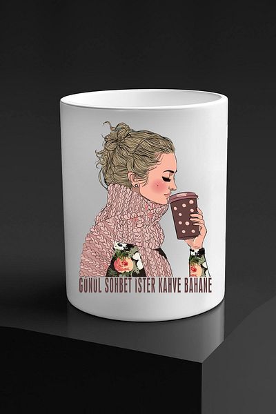 yhfoto Coffee Handleless Double Coffee Cup - 300 Ml. - Water glass -