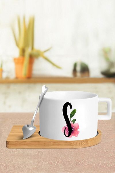 yhfoto Letter S Cup Set