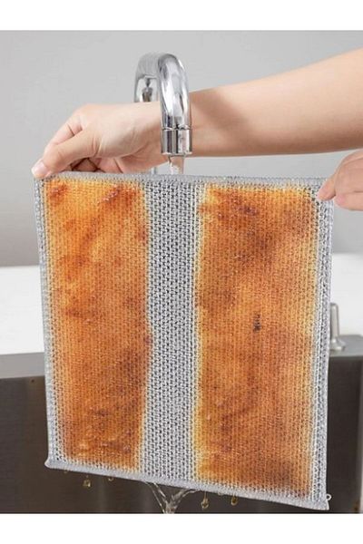 mrtbilisim Steel Wire Dishcloth - Anti-Scratch, Multi-Purpose Wire Dishcloth
