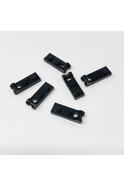 LEGO Custom Moc Accessory Plate Modified 1 X 2 Bar Black Flat Brick 8 Pieces Will Be Sent
