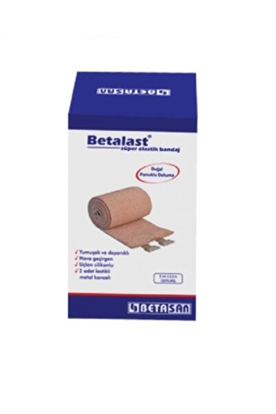 Beta Last Süper Elastik Bandaj Ten Rengi 8 Cm X 3,5 Mt