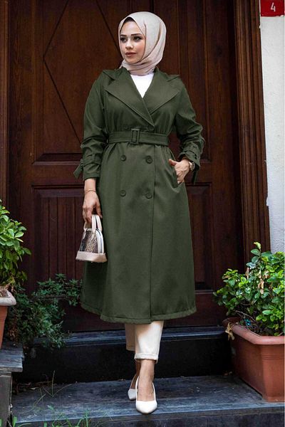EBRUTESETTÜR Belted Trench Sleeve - MD20513