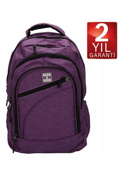 Bear & Deer Big Beer L i L A 5 Compartment School Bag (Two Year Warranty)