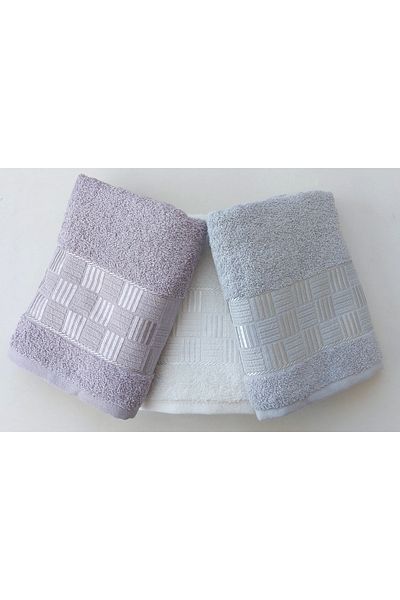 EMİLLİE GEO 3 - 50x90 cm Towel Set