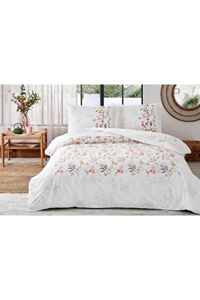 Özdilek طقم غطاء لحاف بيجونيا مزدوج البودرة