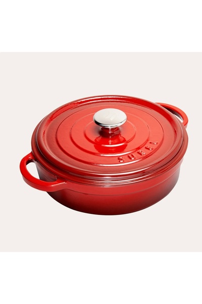 TRENDBULL Demir Döküm Basık Tencere 28 Cm