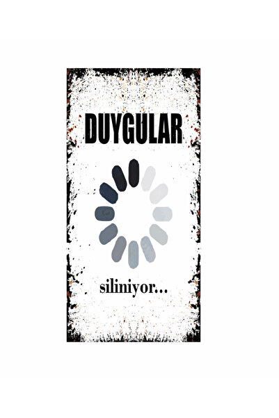 Hayat Poster duygular siliniyor komik sözler duvar yazılar ev dekorasyon mini...
