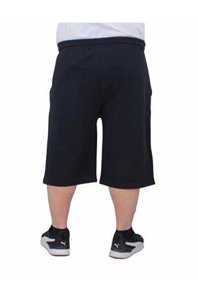 Starbattal Чоловічі шорти великого розміру з трикотажу Hard 24631 СИНІЙ