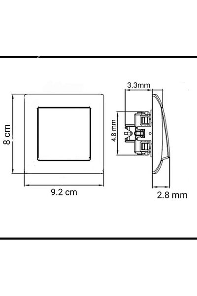 ga gözde aydınlatma OVİVO GRANO SMOKED KEY 4 ECONOMIC PACK FRAME INCLUDED