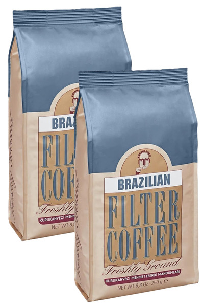 Mehmet Efendi Kurukahveci Mehmet Efendi Brazilian Filtre Kahve Öğütülmüş Foly...