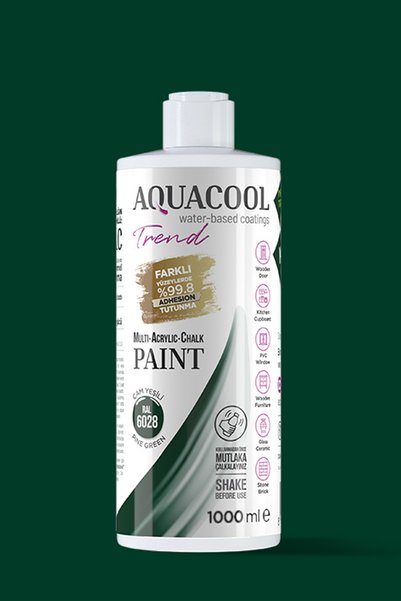 Aquacool Trend Mac Akrilik Dönüşüm Boyası - Hobi Boyası - 1000ml Ral Serisi
