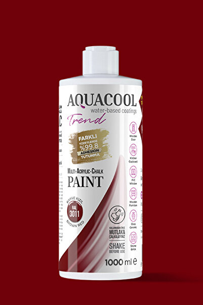 Aquacool Trend Mac Akrilik Dönüşüm Boyası - Hobi Boyası - 1000ml Ral Serisi