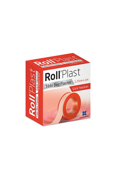 Roll Plastic Medical Cloth Flaster - 1.25 Cm X 5 M - 36885