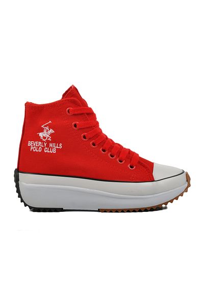 Beverly Hills Polo Club PO-30100 Red Unisex Hi Sneaker