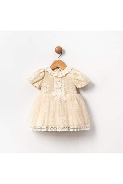 Cumino Mary & Joe Vintage Dantel Detaylı Kız Bebek Elbise 9-12-18-24 Ay