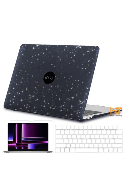 Nezih Case Macbook Air 13 Inç M1 Çip A2337 Tam Uyumlu Alt Üst Kılıf / Klavye ...