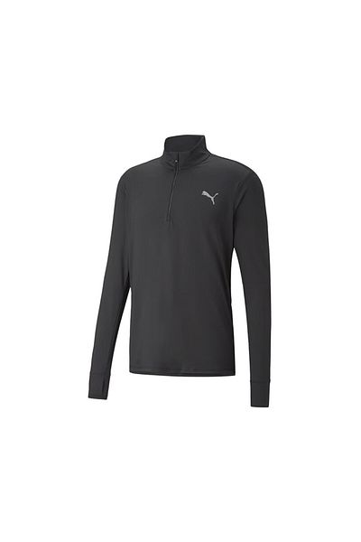 Puma Ανδρικό μακρυμάνικο μπλουζάκι για τρέξιμο Run Favorite 1/4 Zip M 52315301   Μαύρο