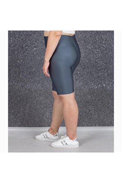 Truva XXL Large Size Recovery Shiny Disco Shorts Leggings Colorful Tm2175