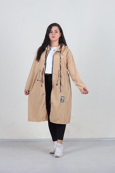 Truva XXL Large Size Waterproof Hooded Raincoat with Pockets Colorful Kbn125