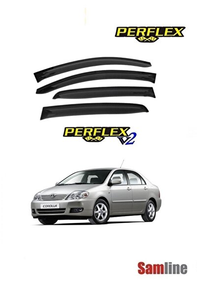 PERFLEX Toyota Corolla Sedan 2006 Modeller için Cam Rüzgarlığı Takımı 4'lü Set