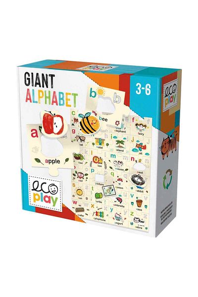 Headu Ecoplay Giant Alphabet - في الفترة من 3 إلى 6 سنوات، نكتب أصلك