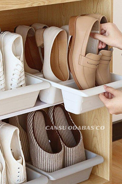 CANSU ODABAS CO Mucize Terlik Ayakkabı Organizeri Dikey Duruş Yer Tasarrufu