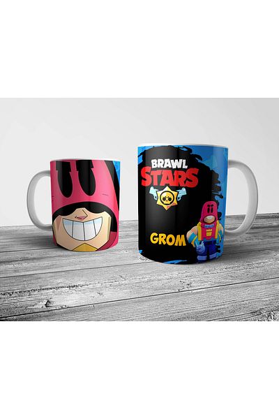 Pixxa Brawl Stars Grom Mug - Model 3