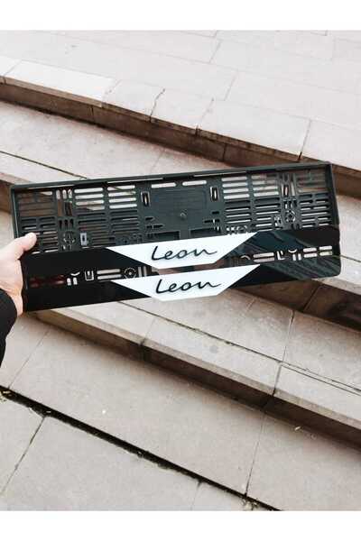 Aksaray Tasarım Atölyesi Plakalık Lazer Kesim Pleksi ( 2 Adet ) LEON KİŞİYE ÖZEL PLAKALIK | İSİME ÖZEL PLAKALIK