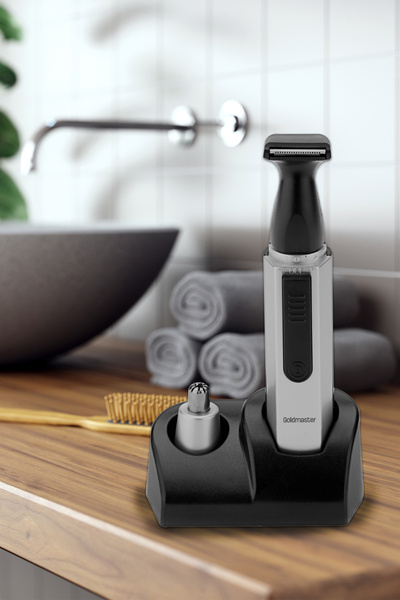 GOLDMASTER Alex Saç Sakal Düzeltme ve Burun Kıl Alma Mini Erkek Kişisel Bakım Seti