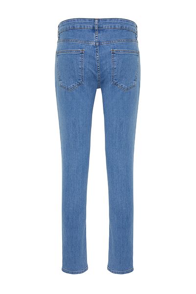 Trendyol Collection Μπλε Skinny Fit τζιν με ελαστικό ύφασμα - Slim Fit TMNSS24JE00020
