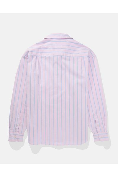 AMERICAN EAGLE Pink Men's Shirt U-0153-6149
