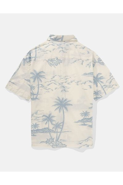 AMERICAN EAGLE White Men's Shirt U-2154-6184