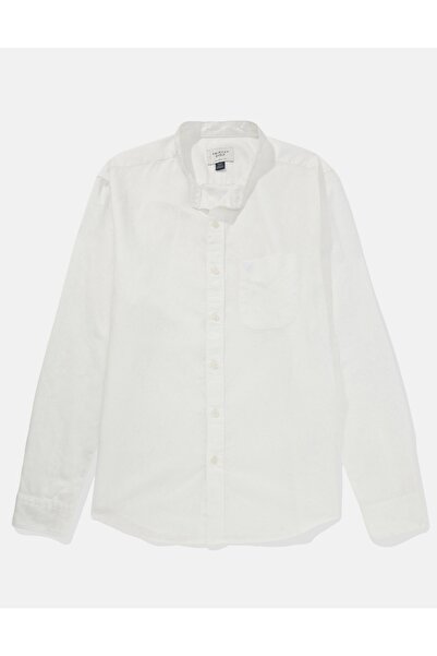 AMERICAN EAGLE White Men's Shirt U-1152-2369
