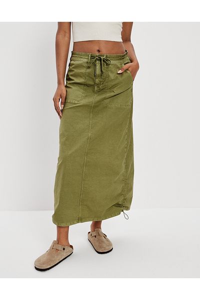 AMERICAN EAGLE Green Women's / Girls' Skirt U-0315-4626