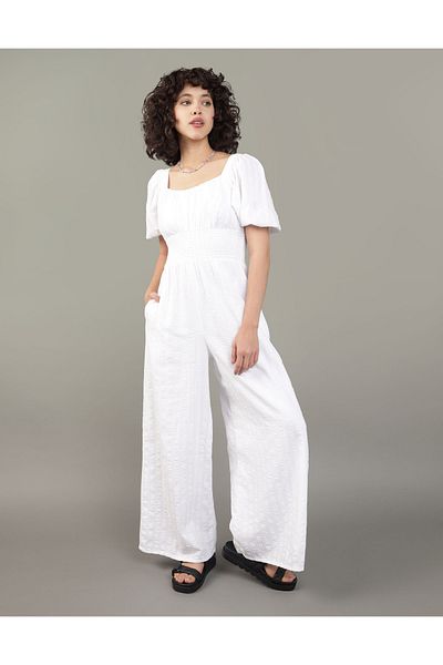 AMERICAN EAGLE White Woman / Girl Jumpsuit U-1396-7502