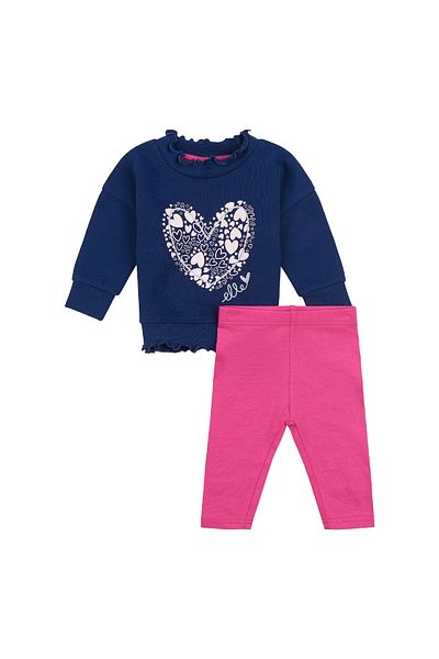 ELLE Navy Blue / Pink Baby Girl ELL0507219