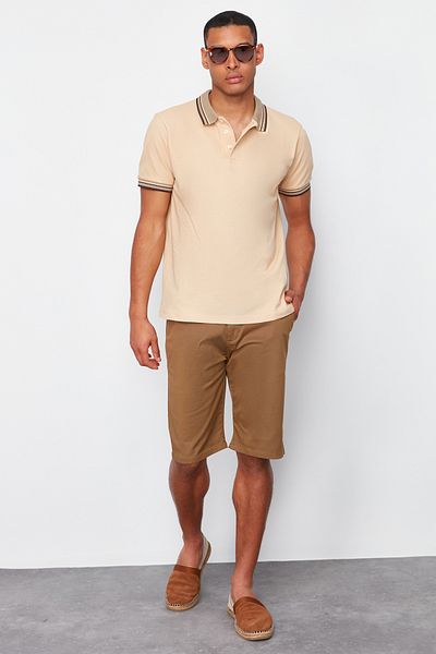 Trendyol Collection Šortky Summer Camel Regular Fit - TMNSS24SR00058