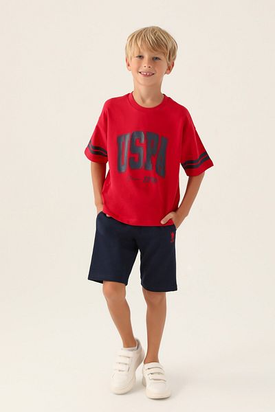 U.S. Polo Assn. .Boy's Bermuda Double Set