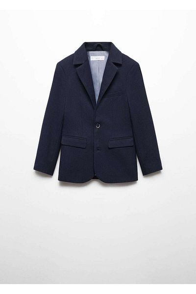 MANGO Kids Slim-Fit-Blazerjacke aus Webstoff