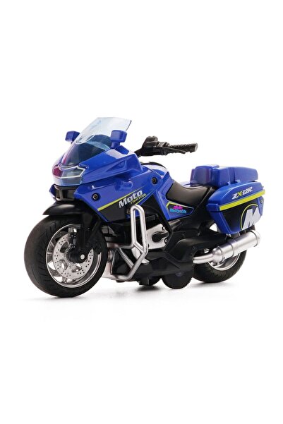 hediyecik Die-cast Çek Bırak Metal Motosiklet 12 Cm