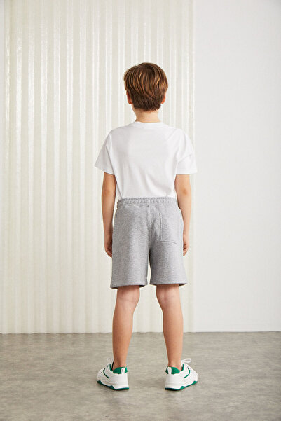 GRIMELANGE CLIFFORDGRM24009 Pamuklu Kordonlu Beli Lastikli 2'li Yeşil - Grimelanj Şort